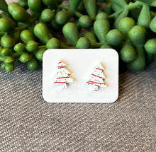 Load image into Gallery viewer, Acrylic Stud Holiday Cakes Christmas Tree
