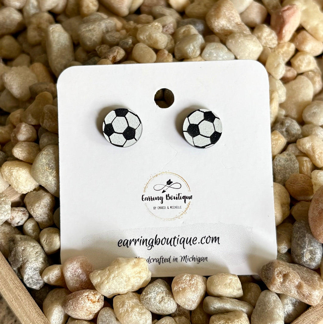 Soccer Ball Acrylic Stud