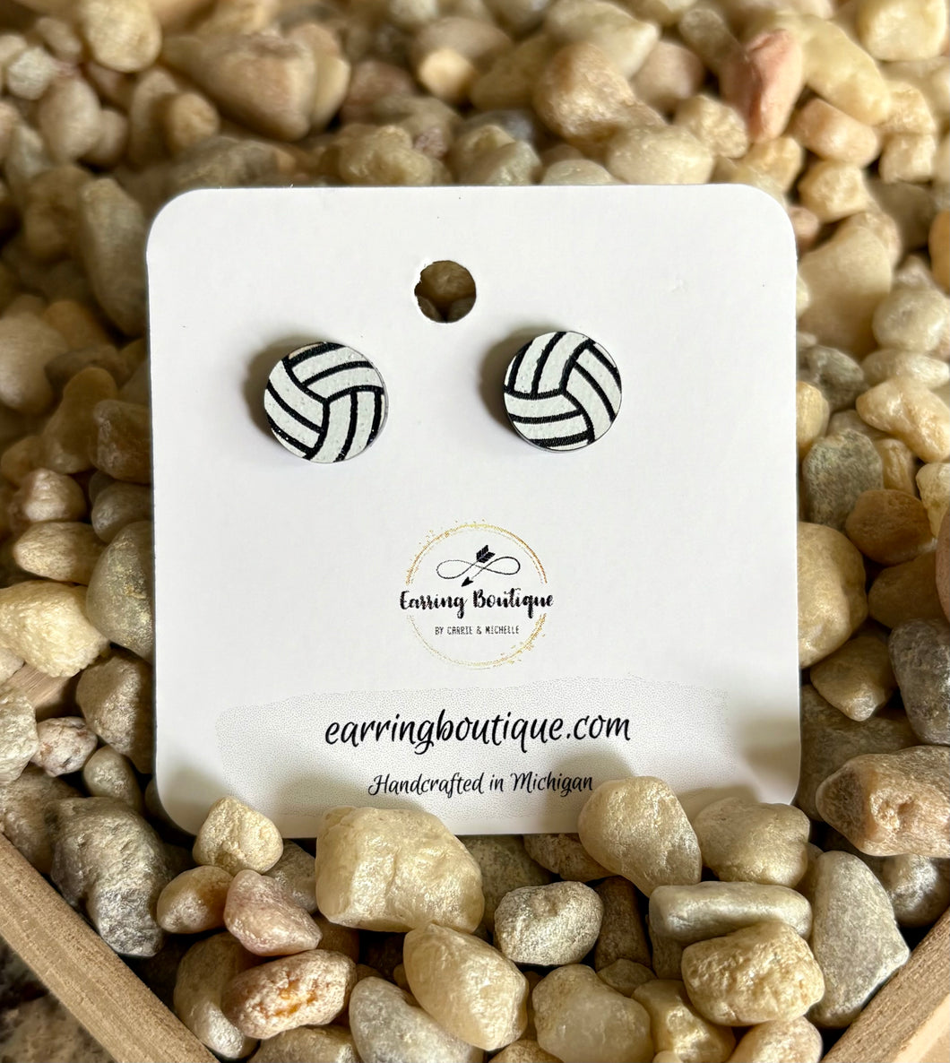 Volleyball Acrylic Stud