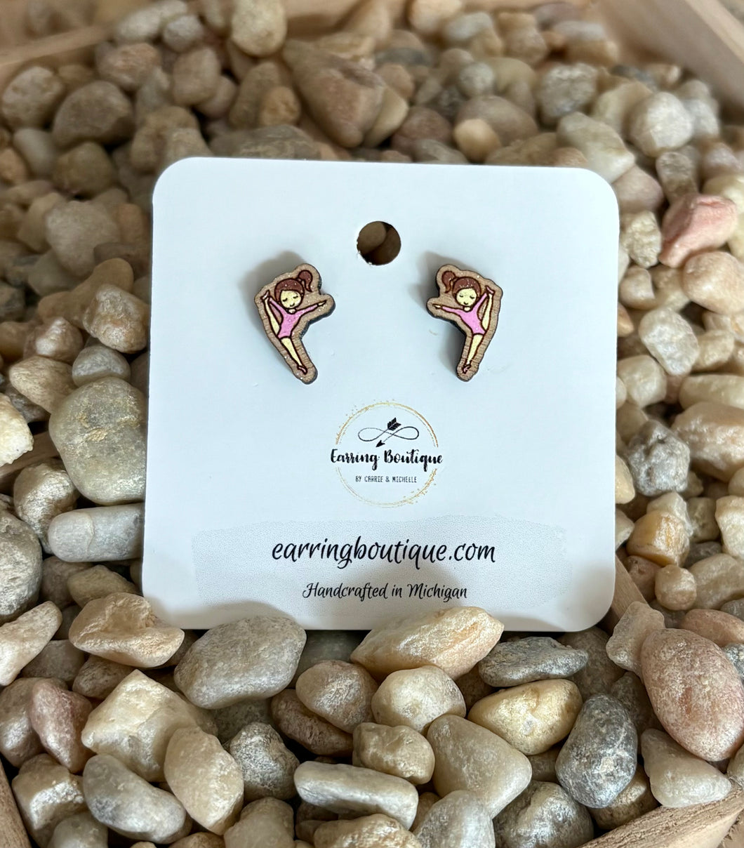 Gymnastics Wood Stud