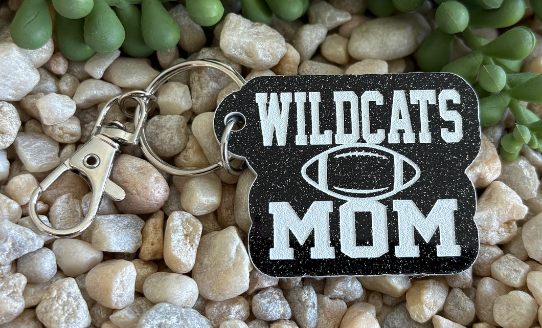 Wildcats MOM Keychain - No Number