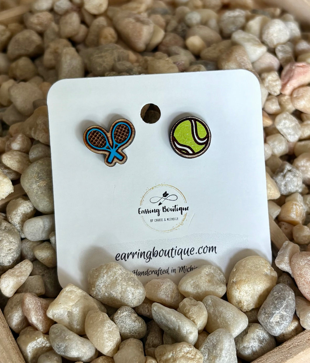 Tennis Wood Stud
