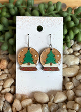 Load image into Gallery viewer, Snow Globe Wood Dangles
