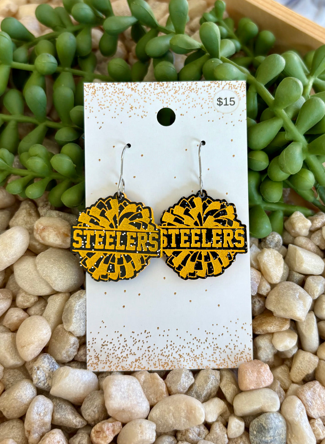 Steelers Cheer Earrings