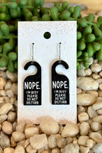 Load image into Gallery viewer, Do Not Disturb Acrylic Dangles
