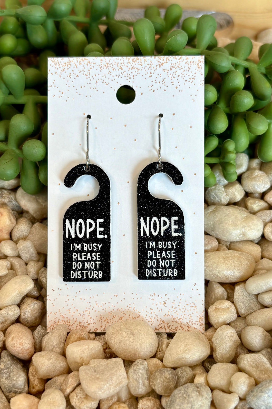 Do Not Disturb Acrylic Dangles