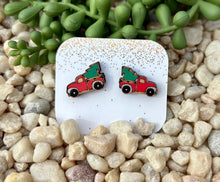Load image into Gallery viewer, Truck with Tree Wood Stud
