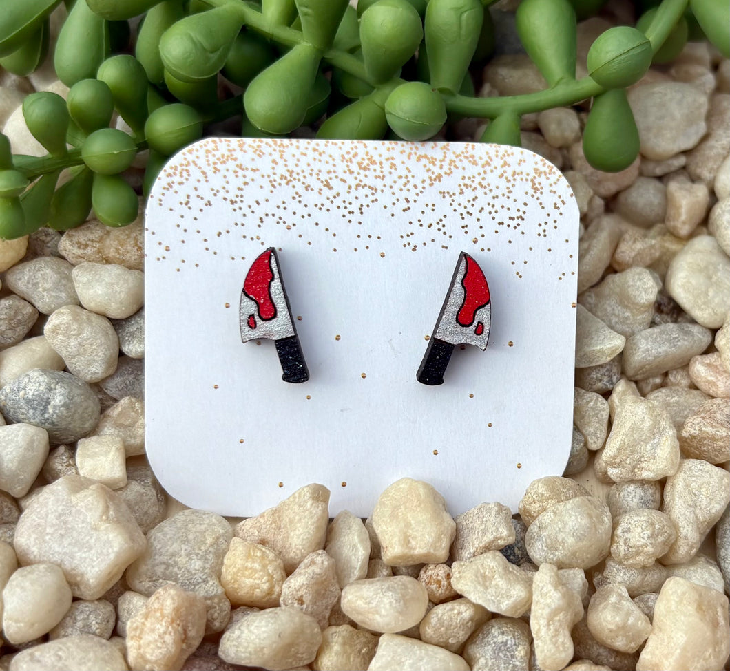 Bloody Knife Wood Stud