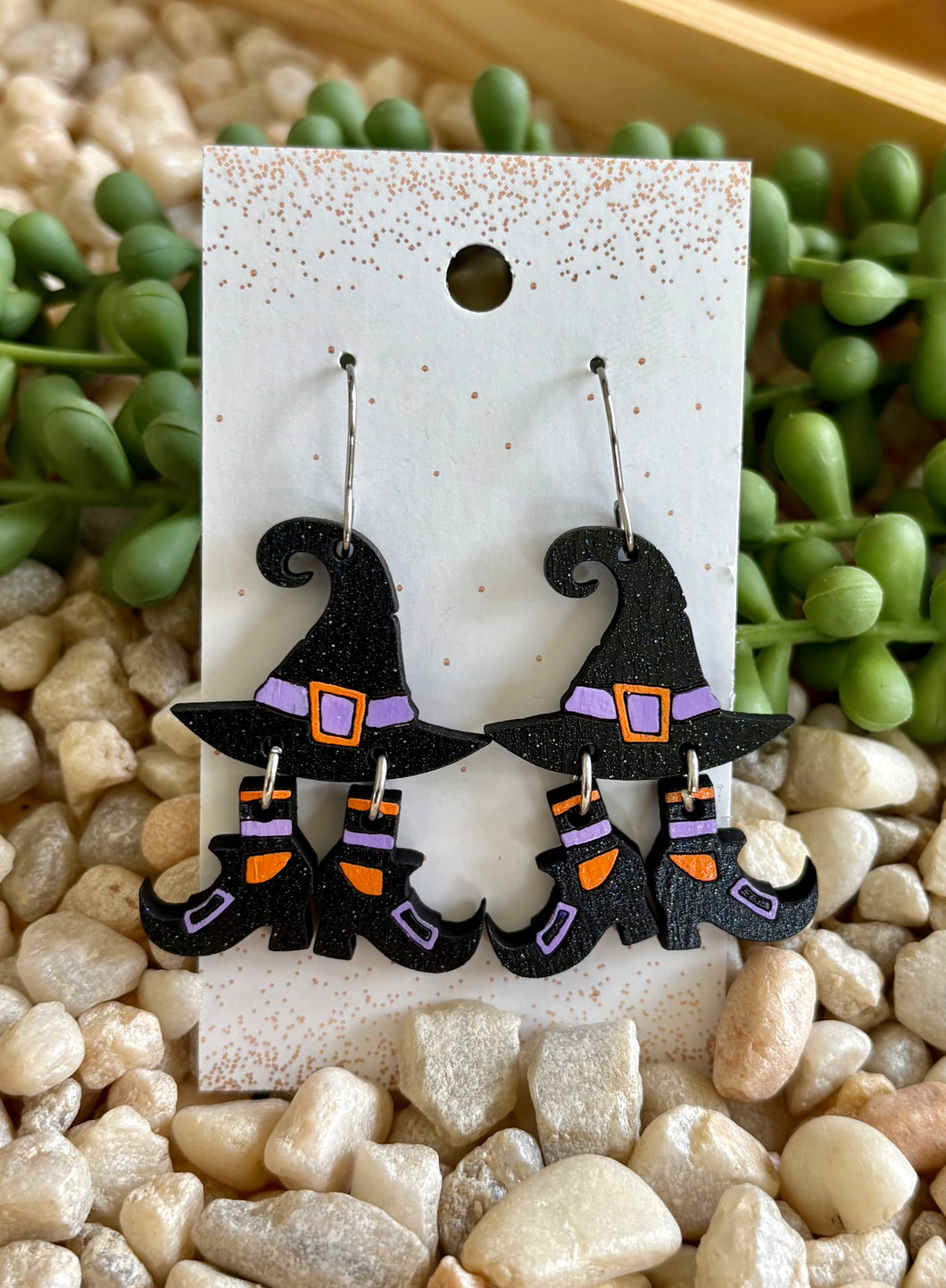 Witches Hat & Boot Dangles