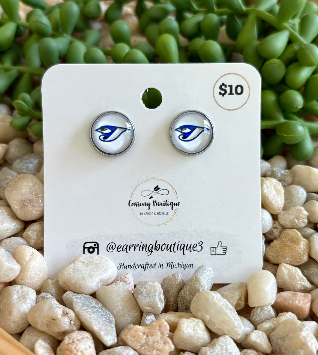 Livonia Blue Jays 12mm Studs