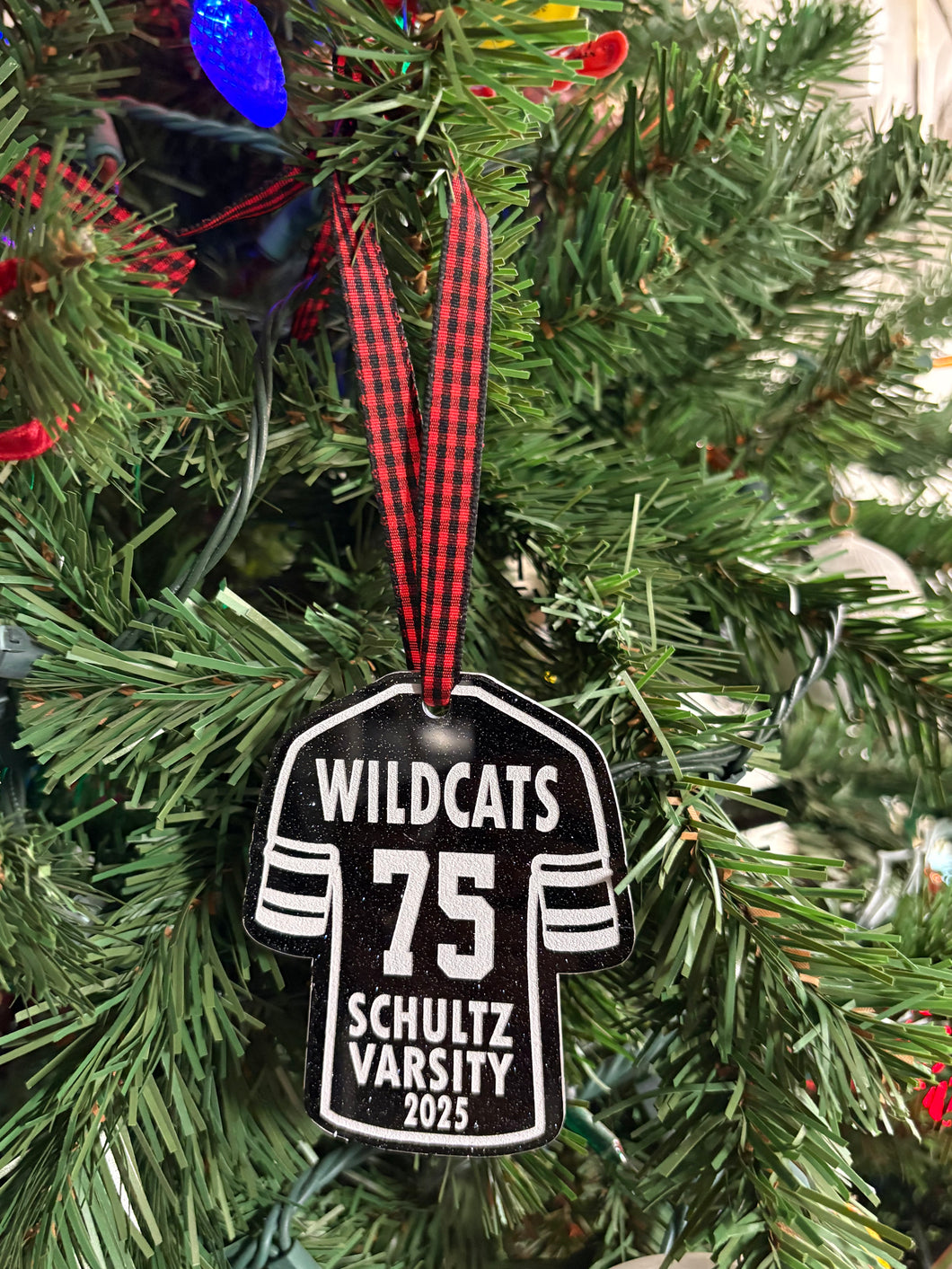 Wildcats Custom Jersey Ornament