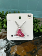 Load image into Gallery viewer, Acrylic Ice Skate Necklace (various colors)
