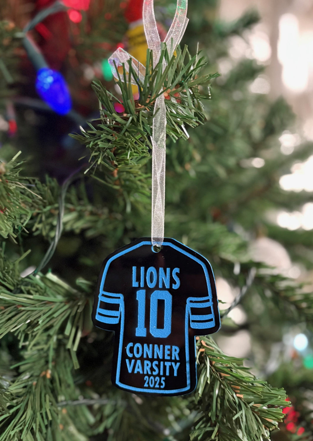Canton Lions Custom Jersey Ornament