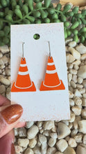 Load and play video in Gallery viewer, Traffic Cones Acrylic Dangle
