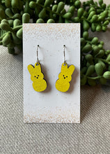Load image into Gallery viewer, Wood Pink or Yellow Peep Dangles

